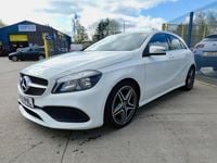 Used Mercedes A160 AMG line 102 HP (75 kW) 2017 White Hatchback