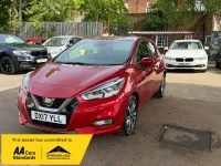 Used Nissan Micra N-Connecta 90 HP (66 kW) 2017 Red Hatchback