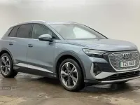 Used Audi Q4 e-tron S-Line 150 kW (204 HP) 2021 Blue SUV