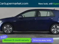 Begagnad VW e-Golf 99 kW (135 HK) 2019 Blå Halvkombi