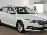 Used Skoda Superb SE 2021 White Estate