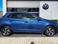 Used VW Polo Match 95 HP (69 kW) 2021 Blue Hatchback