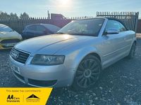 Used Audi A4 Cabriolet Sport 2003 Silver Cabriolet