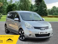 Used Nissan Note N-TEC 110 HP (80 kW) 2012 Silver Hatchback