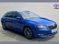Used Skoda Superb 190 HP (139 kW) 2018 Blue Estate