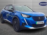 Used Peugeot e-2008 Premium 100 kW (136 HP) 2021 Blue SUV