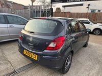 Used Vauxhall Corsa Club 89 HP (65 kW) 2009 Blue Hatchback
