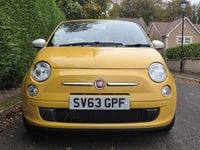 Used Fiat 500 85 HP (62 kW) 2013 Yellow Hatchback