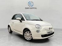 Used Fiat 500 Lounge 2016 White Hatchback
