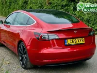 Used Tesla Model 3 Performance 72 kW (99 HP) 2019 Red Sedan