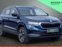 Used Skoda Karoq SE L 110 HP (80 kW) 2023 Petrol blue metallic SUV