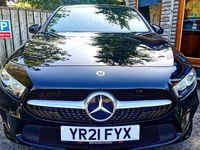 Begagnad Mercedes A200 150 HK (110 kW) 2021 Svart Halvkombi
