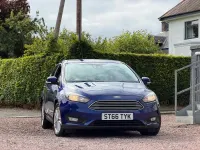 Used Ford Focus Zetec 125 HP (91 kW) 2016 Blue Hatchback