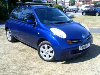 Used Nissan Micra 88 HP (64 kW) 2005 Blue Hatchback
