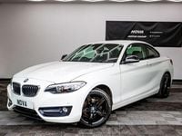Used BMW 218 Sport Line 150 HP (110 kW) 2017 White Coupe