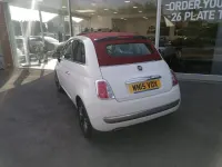 Used Fiat 500 Pop Star 2015 White Cabriolet