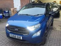 Used Ford Ecosport ST-Line 140 HP (102 kW) 2018 Blue SUV