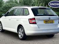 Used Skoda Fabia SE 90 HP (66 kW) 2016 White Estate