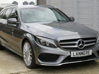 Used Mercedes C200 AMG line 136 HP (100 kW) 2017 Selenite grey Estate