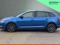 Used Skoda Rapid 81 HP (59 kW) 2018 Race blue metallic Hatchback