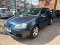 Used VW Golf V Match 105 HP (77 kW) 2007 Blue Hatchback