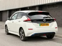 Used Nissan Leaf Tekna 110 kW (150 HP) 2019 White Hatchback