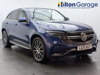 Used Mercedes EQC400 AMG line 300 kW (408 HP) 2021 Blue SUV