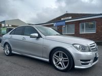 used Mercedes C180 C-ClassBlueEFFICIENCY Sport Edition 125 4dr Auto ONLY 37,000 MILES LEATHER