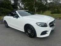 Używany Mercedes E220 AMG line 2021 Biały Kabriolet