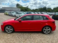 Used Audi A3 Sportback S-Line 2014 Red Hatchback