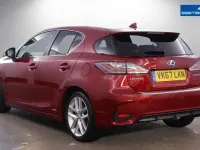Used Lexus CT200h 2017 Red Hatchback