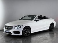 Used Mercedes C220 AMG line 170 HP (125 kW) 2018 White Cabriolet