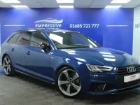 Used Audi A4 Black Edition 150 HP (110 kW) 2019 Blue Estate