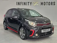 Used Kia Picanto GT-Line S 83 HP (61 kW) 2019 Black Hatchback