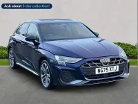 Used Audi A3 S-Line 150 HP (110 kW) 2026 Blue Hatchback