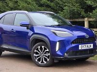 Used Toyota Yaris Hybrid Design 2021 Blue Hatchback