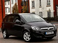 Used Vauxhall Zafira 115 HP (84 kW) 2013 Black MPV