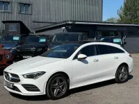 Used Mercedes CLA250e Shooting Brake AMG line 218 HP (160 kW) 2021 White Estate