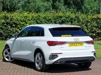 Used Audi A3 e-tron S-Line 204 HP (150 kW) 2023 White Hatchback