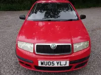 Used Skoda Fabia Classic 64 HP (47 kW) 2005 Red Hatchback