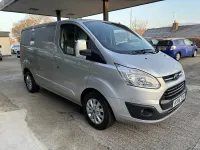 Used Ford Transit Custom Limited 130 HP (95 kW) 2017 Silver Van
