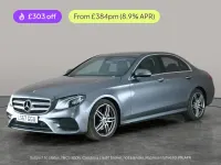 Used Mercedes E220 AMG line 194 HP (142 kW) 2017 Grey Sedan