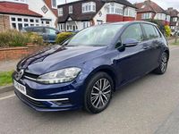 Used VW Golf VII SE 125 HP (91 kW) 2018 Blue Hatchback