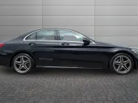 Used Mercedes C200 AMG line 195 HP (143 kW) 2018 Obsidian black Sedan