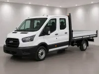 Used Ford Transit 130 HP (95 kW) 2018 White Cabriolet