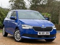 Used Skoda Fabia 75 HP (55 kW) 2019 Blue Hatchback