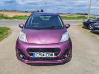 Used Peugeot 107 Active 68 HP (50 kW) 2014 Purple Hatchback