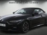 Used BMW 420 Cabriolet M Sport 184 HP (135 kW) 2022 Black Cabriolet
