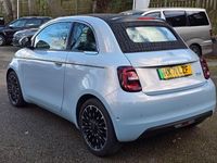 Second-hand Fiat 500e La Prima 86 kW (118 CP) 2021 Albastru Cabrio