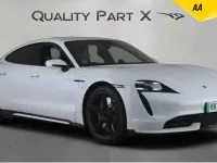 Used Porsche Taycan Performance Package 500 kW (680 HP) 2020 White Sedan